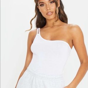 PrettyLittleThing One Shoulder Bodysuit
